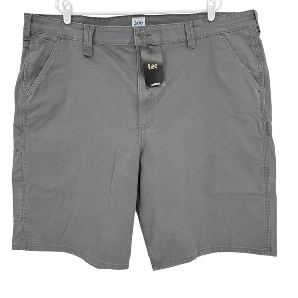 Lee Workwear Men's Painters Grey Pocket Tool Heavy Duty Carpenter Shorts 46 NWT - Picture 1 of 11